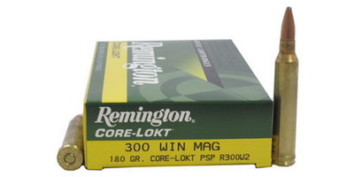 remington ammo core lokt 300 win mag psp 180 grain r300w2 ammo